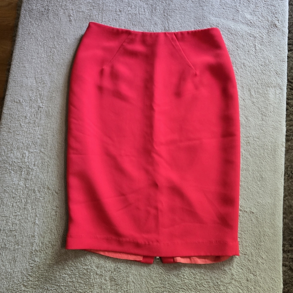 Sandra Angelozzi red pencil skirt size 38 - Picture 2 of 10